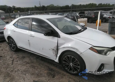 2016 Toyota Corolla S Plus из США, поврежденный, VIN 2T1BURHE3GC545336